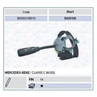 DB Переключатель на руле W202 Mercedes W202, S202, G-Class MAGNETI MARELLI 000050108010