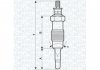 Купити Свічка розжарення FORD, HONDA,ISUZU,IVECO [] BMW E30, E12, E28, Mercedes W124, S124, Opel Ascona, Ford Escort, Orion, Sierra, Mercedes G-Class, Ford Scorpio, Mercedes T1/T2 MAGNETI MARELLI 062580704304 (фото1) підбір по VIN коду, ціна 261 грн.