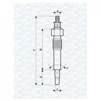 GLOW PLUG LANCIA, OPEL, PEUGEOT, RENAULT [] Opel Corsa, Kadett, Vectra MAGNETI MARELLI 062583202304