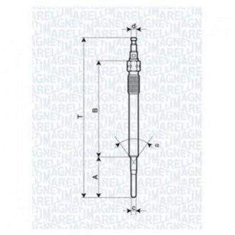 VW Свеча накала 4.4V 2,0TDI: Audi A3Golf V,TouranSkodaSeat Volkswagen Passat, Audi A6, A4, Mitsubishi Grandis, Volkswagen Golf, Seat Leon, Altea, Audi A3, Volkswagen Touran, Jeep Compass, Dodge Caliber MAGNETI MARELLI 062900051304