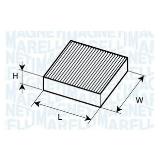 Фильтр салона VOLVO S40/V40 MAGNETI MARELLI 350203061750