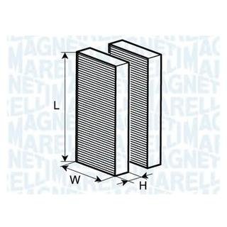 Купити К-т фільтрів салону (2шт.) BMW X5 (02/07- BMW X5, X6 MAGNETI MARELLI 350203062310 (фото1) підбір по VIN коду, ціна 635 грн.