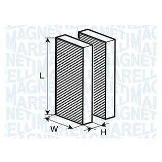 BMW Фільтр пов. салону BMW 5-serie E60/E61 MAGNETI MARELLI 350203062600