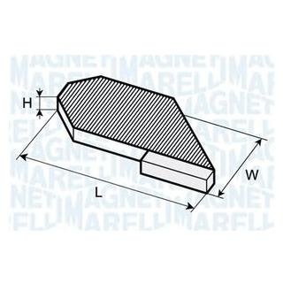 RENAULT Фильтр возд. салона Scenic,Grand Scenic 03- MAGNETI MARELLI 350203062680