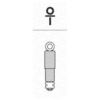 Амортизатор задн Лів/Прав OPEL ASTRA F, ASTRA F CLASSIC, ASTRA F/KOMBI, KADETT D, KADETT E 1.2-2.0 08.79-01.05 MAGNETI MARELLI 351886070000