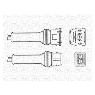 Лямбда-зонт VW LT 2.3E MB Sprinter 2.3E 2+2 конт. MAGNETI MARELLI 460000218010