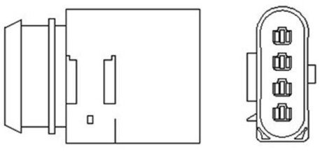 Лямбда-зонд (4 конт.) 1,6: AUDI A3 VW Bora, Golf IV SKODA Octavia SEAT Audi A3, Skoda Octavia, Volkswagen Golf, Bora MAGNETI MARELLI 466016355021