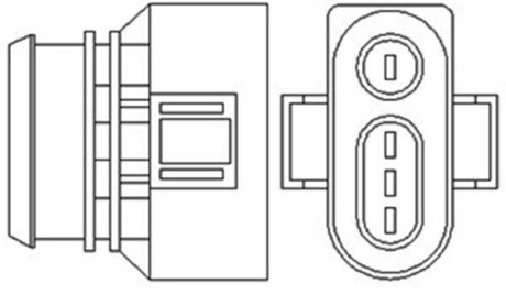 Купить AUDI Кисневий датчик (лямбда зонд) A6 C4, SEAT, VW MAGNETI MARELLI 466016355048 (фото1) подбор по VIN коду, цена 1559 грн.