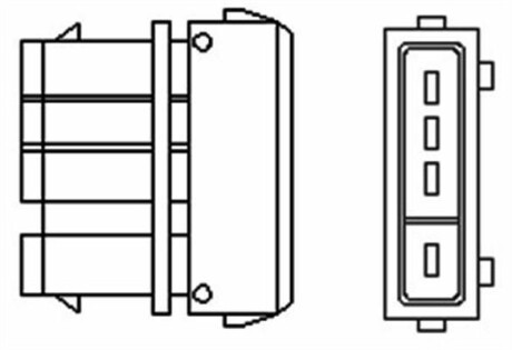 Лямбда-зонд (3 конт.) +1 підігрів VW 1,8/2,0 SEAT 2,0 HONDA 1,8-2,2 MAGNETI MARELLI 466016355069