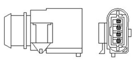 VW Лямбда-зонд Golf V,VI, Polo, Caddy III, Skoda Fabia, Octavia II, Roomster, Seat 1.4/1.6 MAGNETI MARELLI 466016355077
