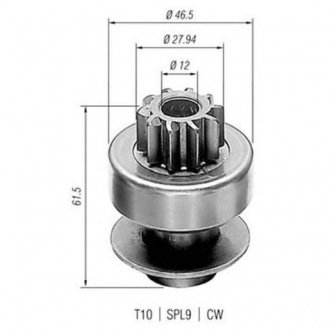 RENAULT Бендікс R18/25 Master, Trafic 2,1D/TD MAGNETI MARELLI 940113020165