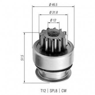 Бендикс CITROEN Xm, BX,Jumper MITSUBISHI PEUGEOT [] Renault Clio, Peugeot 206, Renault Kangoo, Citroen C3, Peugeot 307, Renault Megane, Nissan Micra, Citroen C2, Renault Scenic, Citroen Xsara, Peugeot 407 MAGNETI MARELLI 940113020261