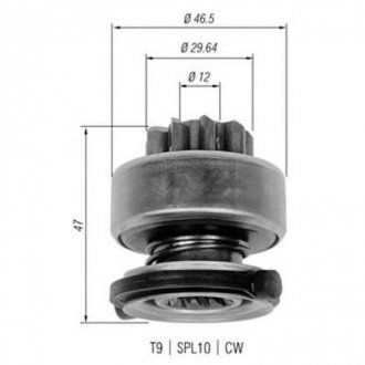 Бендикс (z=9) TOYOTA 1,6/1,8: Avensis, Carina, Corolla 1,3 [] MAGNETI MARELLI 940113020335