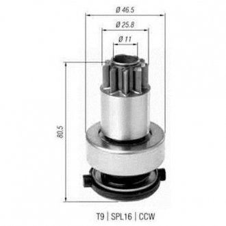 Бендикс (z=9) VW 1,4-2,0i AUDI A3 SEAT 1,4-1,8i SKODA 1,4-2,0i [] Volkswagen Transporter MAGNETI MARELLI 940113020385