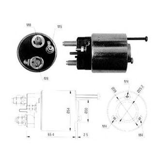 Соленоїд Citroen,Renault - VALEO [] Peugeot 605, Citroen Xsara, Peugeot 206, 406, 607, Citroen Jumpy, Peugeot Expert, Citroen C5, Peugeot 806, 307, Fiat Scudo MAGNETI MARELLI 940113050065