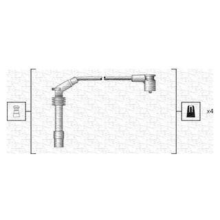 OPEL комплект високовольтних проводів ASTRA F,G, COMBO, CORSA B, VECTRA A,B MAGNETI MARELLI 941318111159