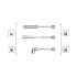 Купить Комплект высоковольтных проводов EQ OPEL ASTRA, VECTRA [] MAGNETI MARELLI 941319170047 (фото1) подбор по VIN коду, цена 710 грн.