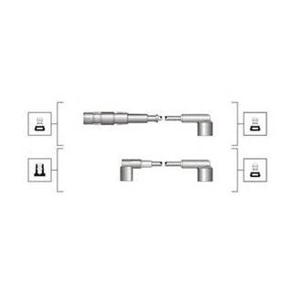 Купити Комплект високовольтних проводів EQ MERCEDES 190/190E, 220E/TE, 230E/CE, 230GE, G230 [] Mercedes W124, S124, C124, C207, C238, G-Class MAGNETI MARELLI 941319170048 (фото1) підбір по VIN коду, ціна 1611 грн.