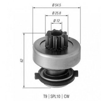 Бендікс (z=9) 2,4D/TD LT 82- AUDI 100 2,0D FIAT 1,9D LANCIA 1,9D VOLVO [940113020192] Audi 100, Volkswagen LT, Fiat Ducato, Lancia Delta, Audi A6, Fiat Croma MAGNETI MARELLI amb0192