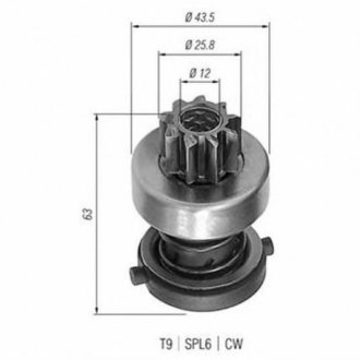 Бендикс DELCO ASTRA,KADETT,VECTRA [940113020231] MAGNETI MARELLI amb0231