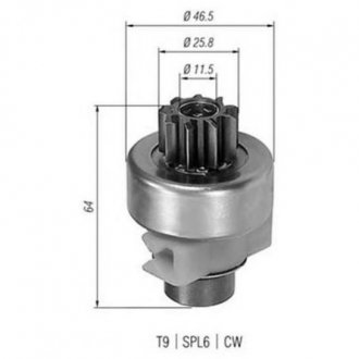 Бендикс FIAT Uno -91, Panda -03 MAGNETI MARELLI amb0247