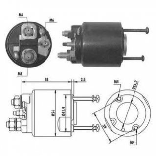 Соленоид MERCEDES A168, B245 Mercedes W124, S124, G-Class, W202, SsangYong Korando, Rexton, Kyron, Actyon, Mercedes T1/T2 MAGNETI MARELLI ame0064