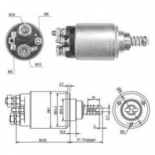 Купити Втягуюче реле стартера DB OM904/906/907 97- MAGNETI MARELLI ame0389 (фото1) підбір по VIN коду, ціна 1356 грн.