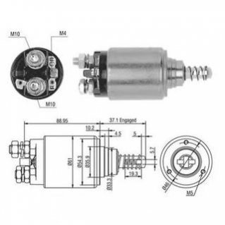 Купити Соленоїд IVECO,RENAULT - BOSCH [940113050402] MAGNETI MARELLI ame0402 (фото1) підбір по VIN коду, ціна 1308 грн.