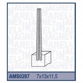 Ремкомплект (щетки) стартера VW CADDY CIESEL, TRANSPORTER T.S. [940114070287] MAGNETI MARELLI ams0287