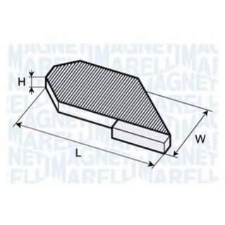 RENAULT Фільтр пов. салону Scenic,Grand Scenic 03- MAGNETI MARELLI bcf268