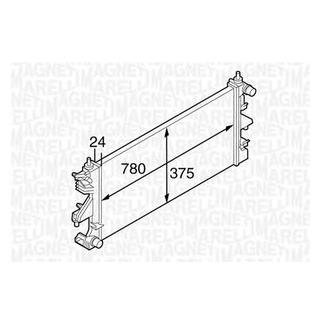Радіатор охолоджування MAGNETI MARELLI bm1269