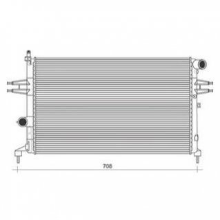 Купить Радиатор OPEL ASTRA G 1.4-1.6-1.8 [350213970000] Opel Astra, Zafira MAGNETI MARELLI bm970 (фото1) подбор по VIN коду, цена 2161 грн.