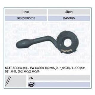 Выключатель AROSA, FOX [000050095010] Volkswagen Polo, Caddy, Amarok MAGNETI MARELLI da50095