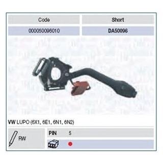 Щетка стеклоочистителя выключатель VW LUPO POLO [000050096010] Volkswagen Polo MAGNETI MARELLI da50096