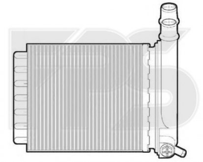 Купить Радиатор печки MAGNETI MARELLI fp 26 n53-x (фото1) подбор по VIN коду, цена 1584 грн.