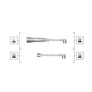 Комплект високовольтних проводів EQ UNIWERSALNA VW [941319170026] MAGNETI MARELLI msq0026