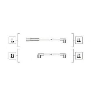 Комплект высоковольтных проводов EQ SKODA FAVORIT [941319170040] Skoda Favorit MAGNETI MARELLI msq0040