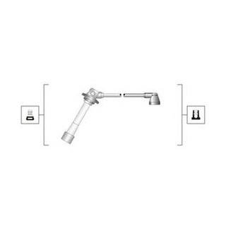 Комплект высоковольтных проводов EQ MAZDA 626 1.8, 2.0 [941319170073] MAGNETI MARELLI msq0073