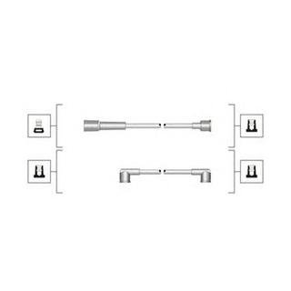 Комплект высоковольтных проводов EQ SEAT 1.2, 1.5 [941319170106] MAGNETI MARELLI msq0106