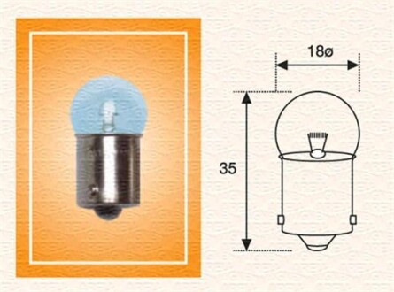 Лампа R2 MAGNETI MARELLI r10W24