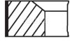 Купить Кільця поршневі MB 87,50 OM615 2,0D/2,2D (Mahle) Mercedes T1/T2 MAHLE / KNECHT 001 92 N2 (фото2) подбор по VIN коду, цена 1289 грн.