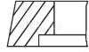 Купить Кільця поршневі Mercedes T1/T2 MAHLE / KNECHT 002 80 V1 (фото2) подбор по VIN коду, цена 1313 грн.