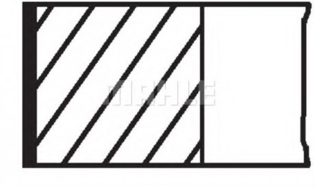 Купить A_Комплект поршневых колец Mahle FIAT MAHLE / KNECHT 00798V0 (фото1) подбор по VIN коду, цена 1009 грн.