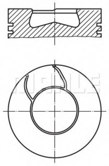 Поршень двигуна MAHLE / KNECHT 008 41 00