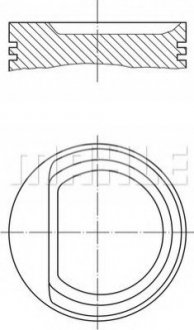 Купить Поршень Fiat Panda, Punto, Grande Punto, Lancia Musa, Fiat Doblo, Alfa Romeo Mito MAHLE / KNECHT 0102901 (фото1) подбор по VIN коду, цена 3788 грн.