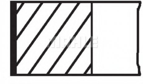 Купить Кольца поршневые SAAB 9-3, Opel Frontera, Astra, Omega, Vectra, Zafira MAHLE / KNECHT 012 20 N2 (фото1) подбор по VIN коду, цена 805 грн.