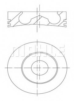 Купити Поршень Ford Transit MAHLE / KNECHT 014 82 01 (фото1) підбір по VIN коду, ціна 4139 грн.