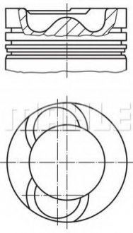 Поршень MAHLE / KNECHT 028 09 02