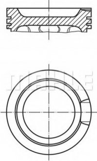 Поршень Audi A4, A3, A6, Volkswagen Golf, Audi TT, Skoda Octavia, Seat Leon, Volkswagen Passat, Bora, Skoda Superb, Seat Ibiza MAHLE / KNECHT 033 16 00