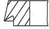 Купить Кільця поршневі BMW F20, E91, F10, E90, X3, F11, E82, F30, E81, E60, E61 MAHLE / KNECHT 083 27 N2 (фото2) подбор по VIN коду, цена 1241 грн.